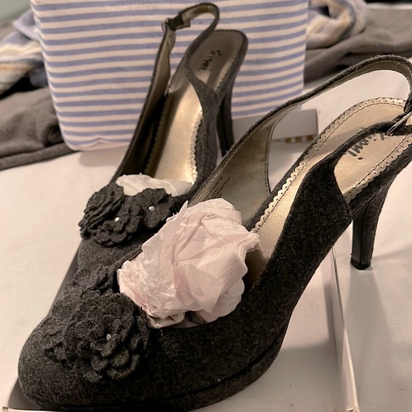 High heel felt shoes - Picture 1 of 1